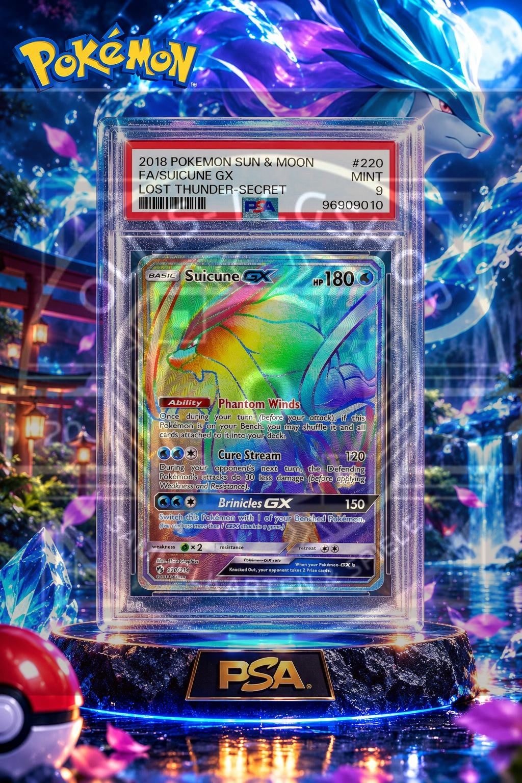 Suicune GX PSA 9