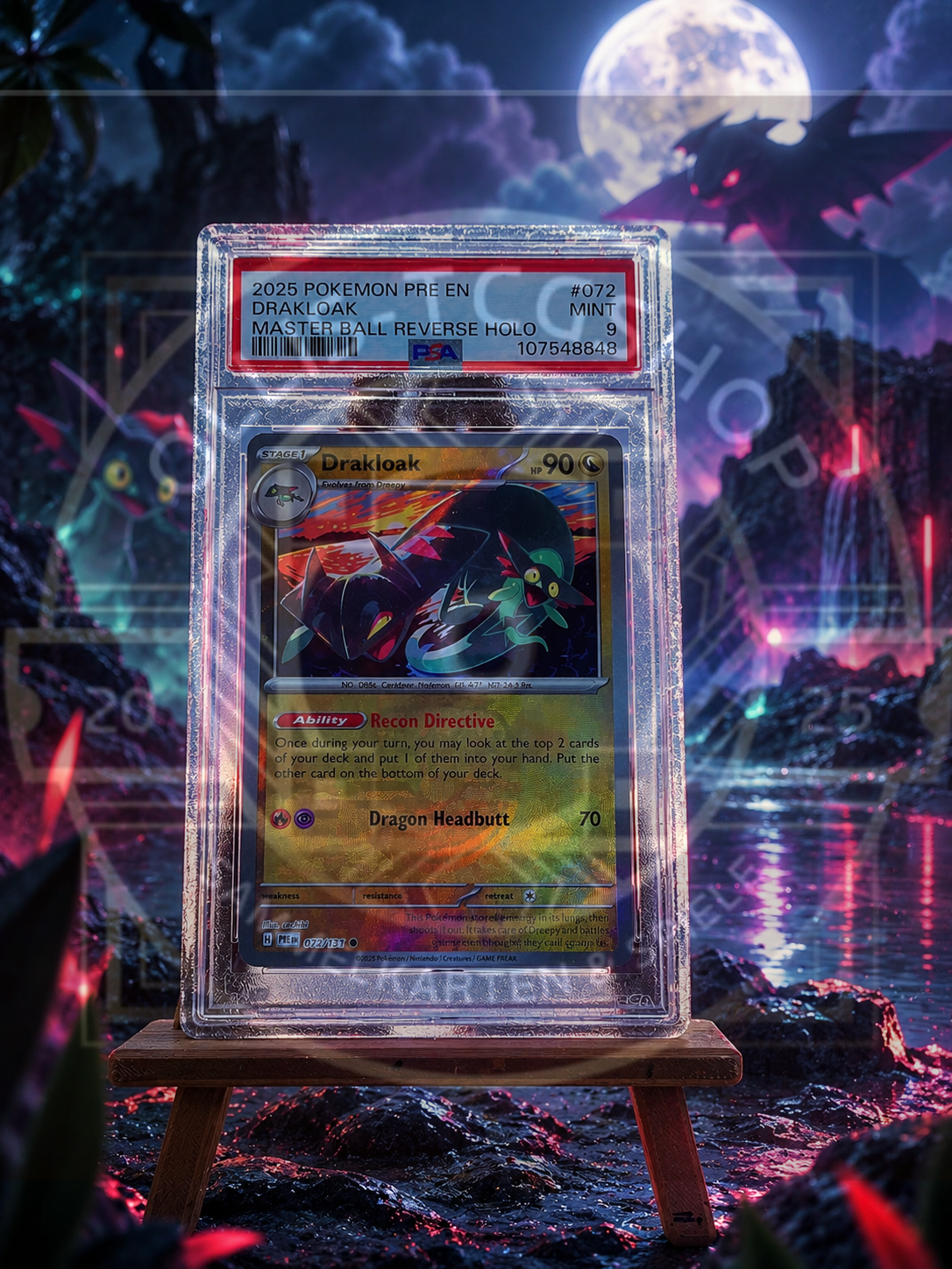 Drakloak Masterball PSA 9