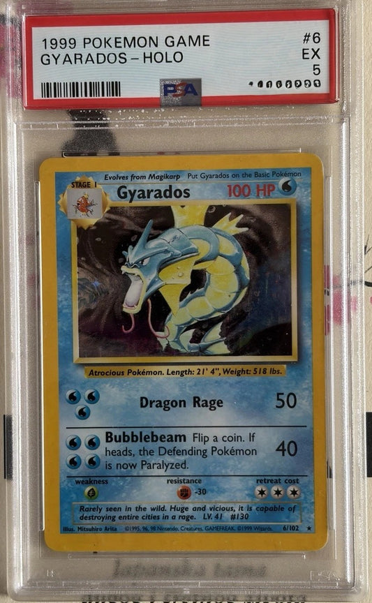 Gyarados 006/102 Base Set Holo English EN PSA 5