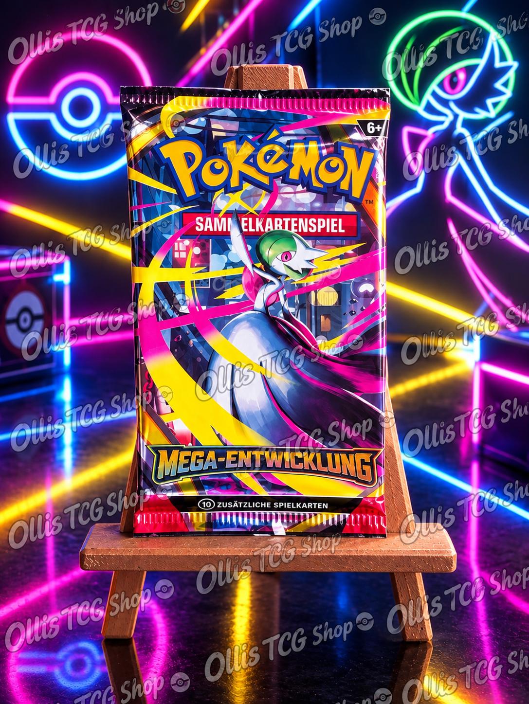 Pokémon Mega-Entwicklung – Boosterpack | Deutsches Sammelkartenspiel