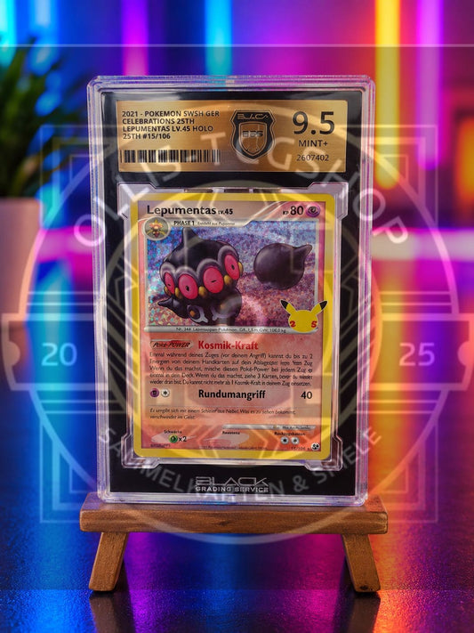 Pokémon Lepumentas 25th Anniversary – PSA/BGS 9.5 Mint+