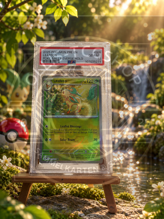 Leafeon Pokeball PSA 10