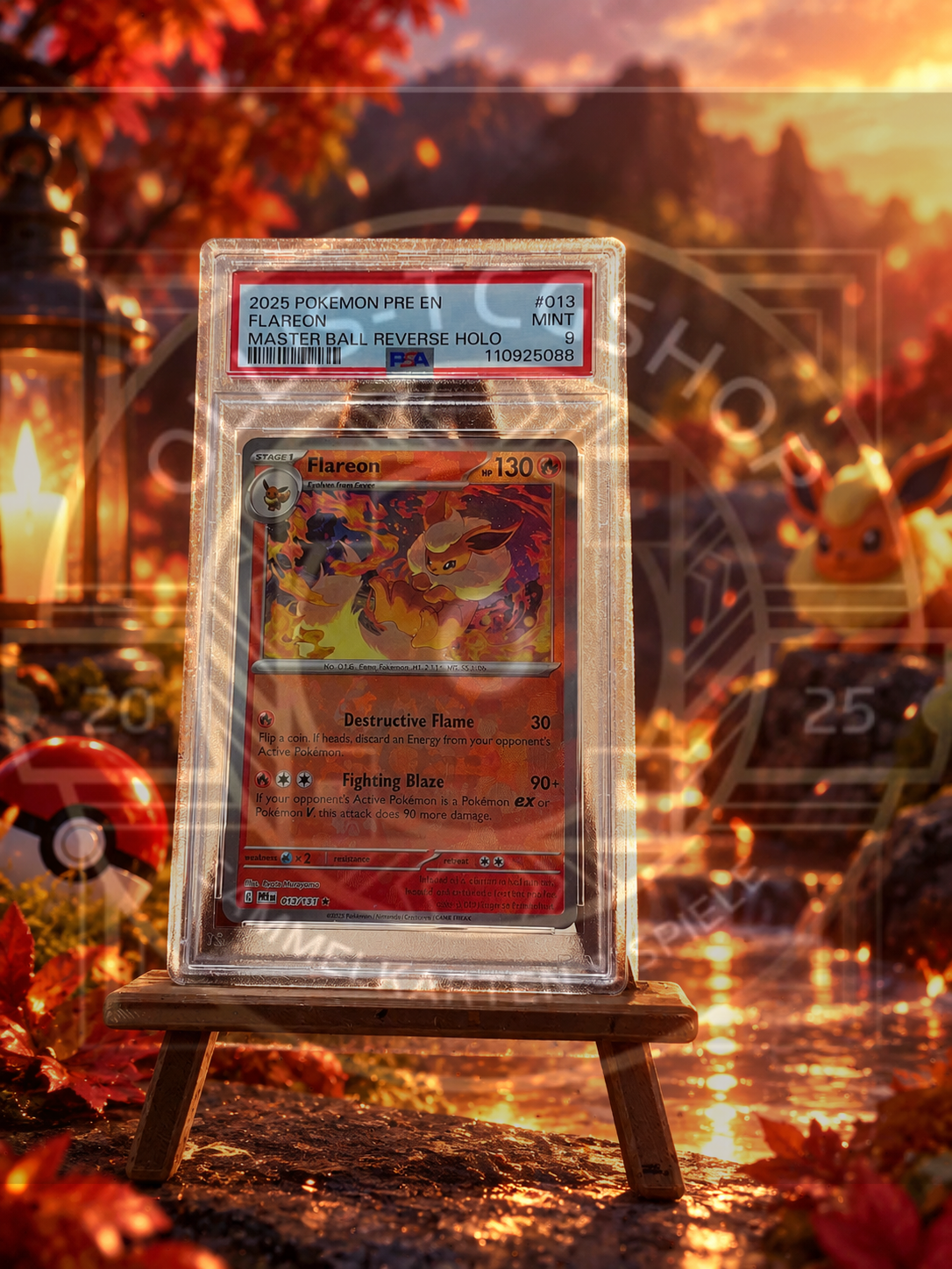 Flareon Masterball PSA 9
